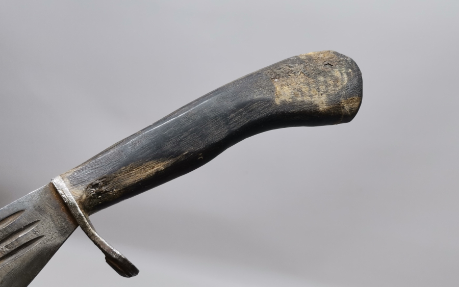 OSMANLI DÖNEMİ NADİR FORMDA KABADAYI KAMASI - KABADAYI SALLAMASI