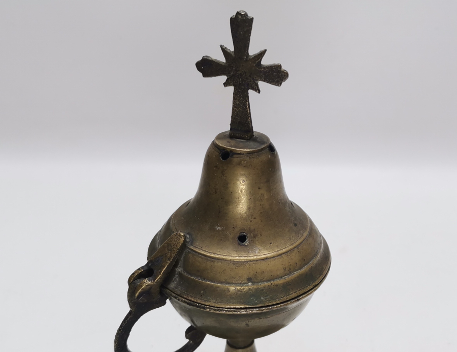 OSMANLI DÖNEMİ SÜLEYMANİYE DAMGALI RUM İŞİ NADİR BUHURDAN