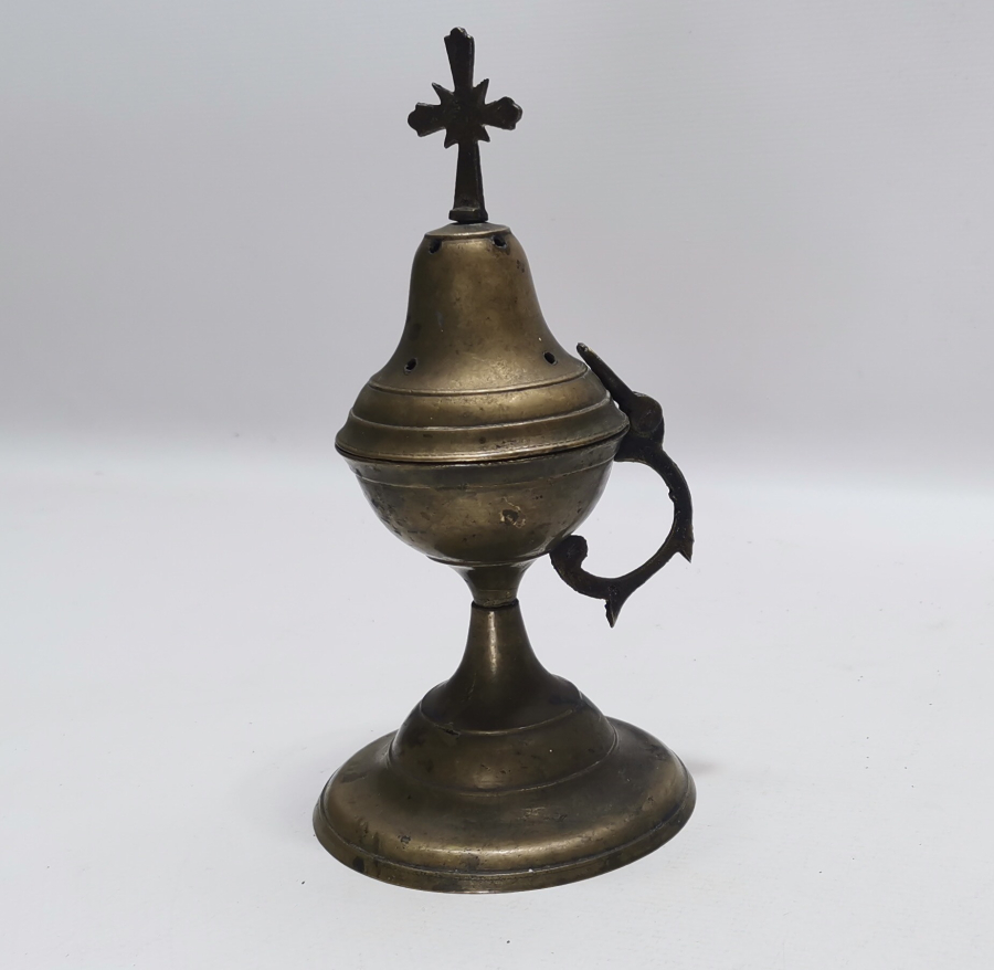 OSMANLI DÖNEMİ SÜLEYMANİYE DAMGALI RUM İŞİ NADİR BUHURDAN