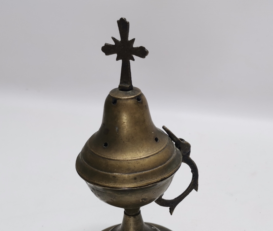 OSMANLI DÖNEMİ SÜLEYMANİYE DAMGALI RUM İŞİ NADİR BUHURDAN