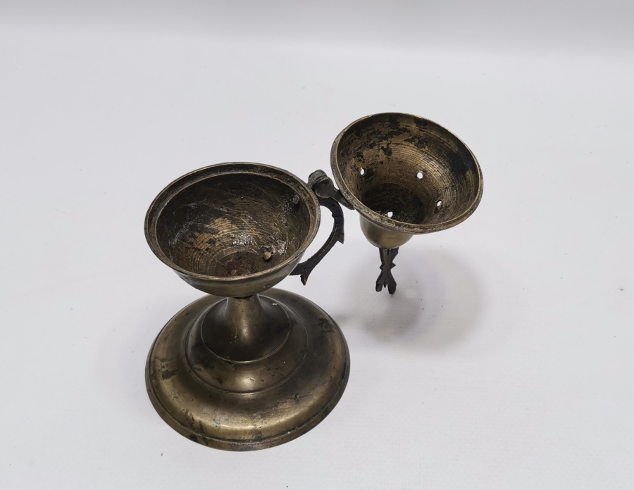 OSMANLI DÖNEMİ SÜLEYMANİYE DAMGALI RUM İŞİ NADİR BUHURDAN