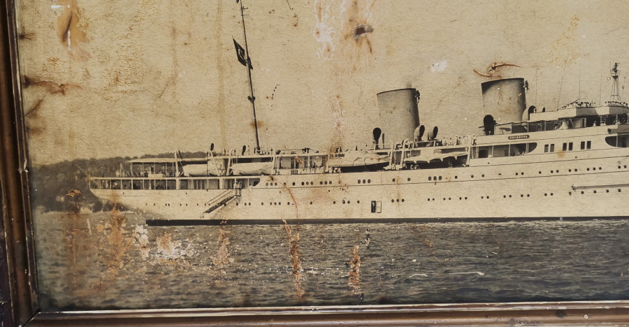 SAVARONA GÖRSELLİ BÜYÜK BOY ANTİKA FOTOĞRAF