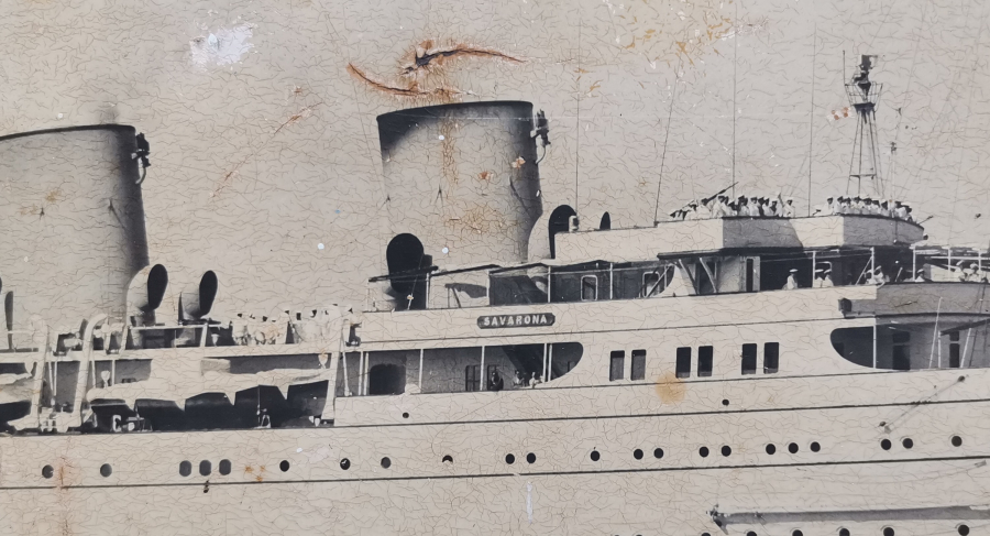 SAVARONA GÖRSELLİ BÜYÜK BOY ANTİKA FOTOĞRAF