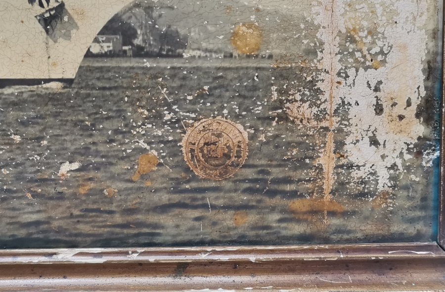 SAVARONA GÖRSELLİ BÜYÜK BOY ANTİKA FOTOĞRAF