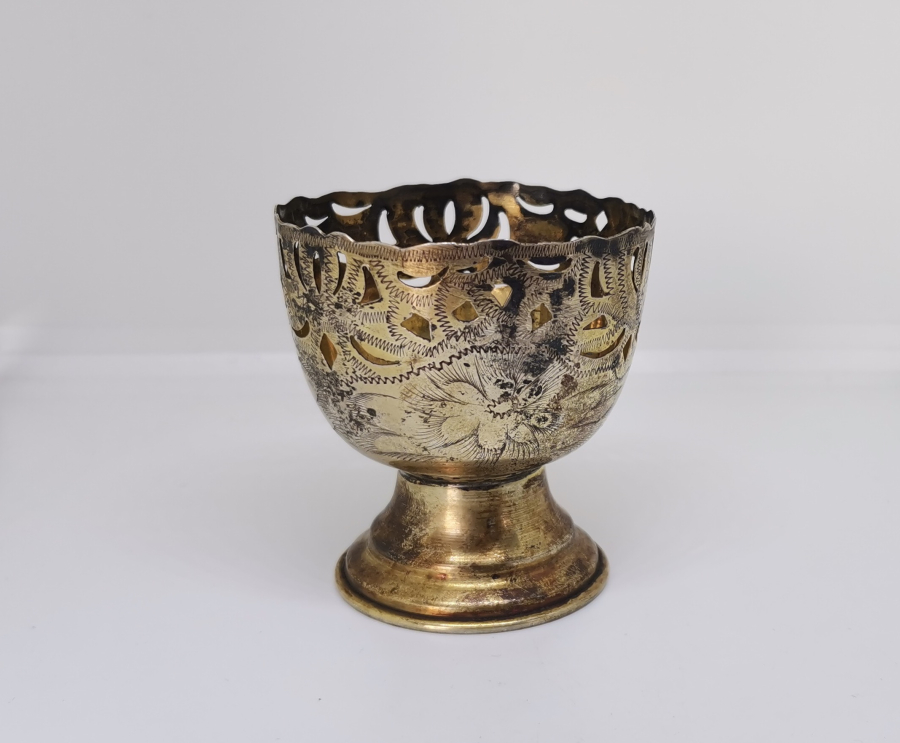 TAMAMI KALEM İŞÇİLİKLİ OSMANLI DÖNEMİ GÜMÜŞ FİNCAN ZARFI