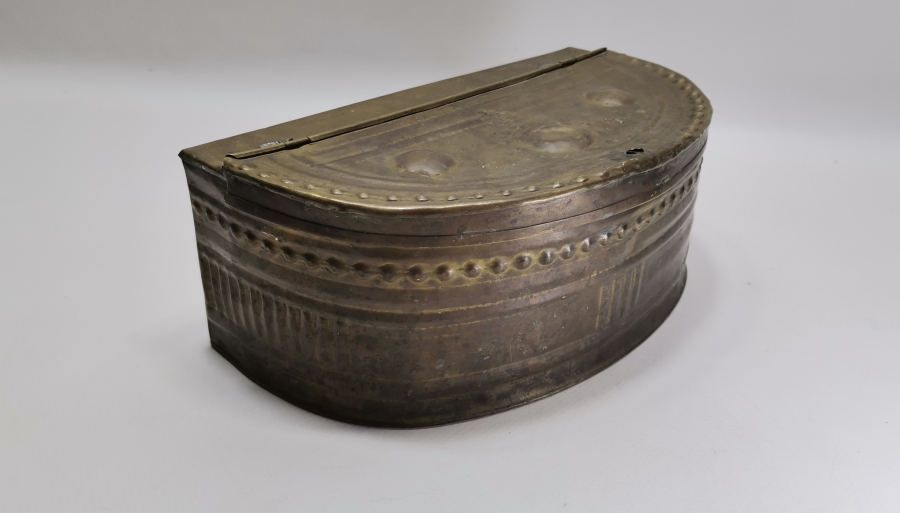 ÜZERİ DAMGALI OSMANLI DÖNEMİ NADİR KAHVECİ İŞİ KAHVE KUTUSU