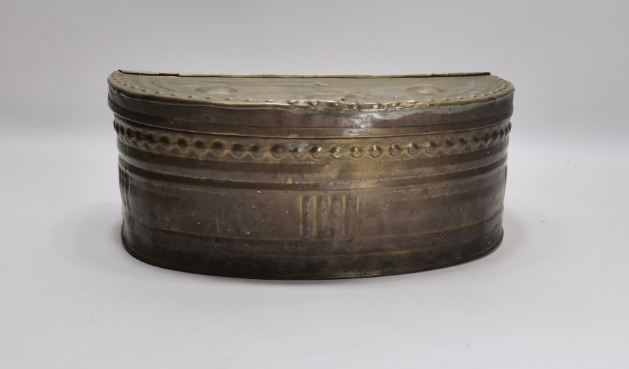 ÜZERİ DAMGALI OSMANLI DÖNEMİ NADİR KAHVECİ İŞİ KAHVE KUTUSU