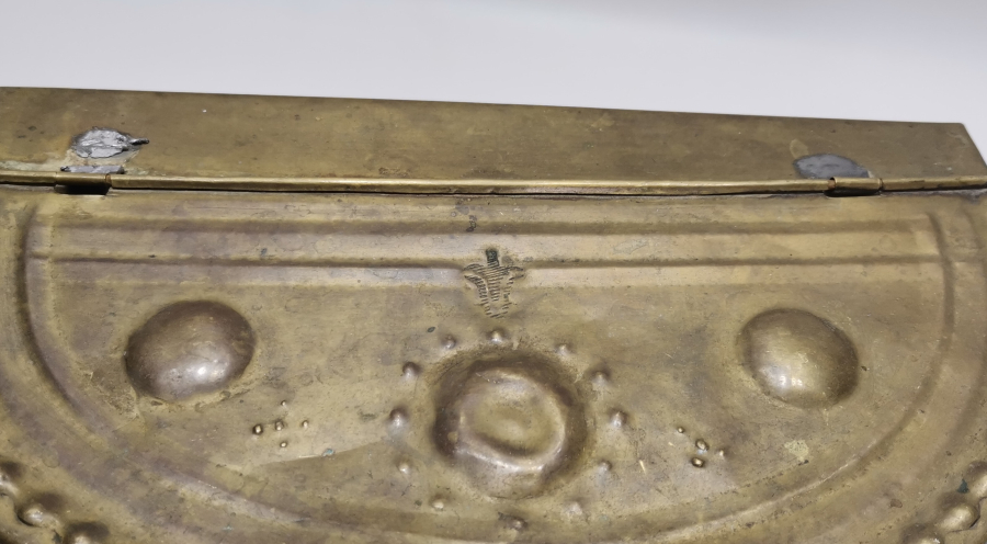 ÜZERİ DAMGALI OSMANLI DÖNEMİ NADİR KAHVECİ İŞİ KAHVE KUTUSU