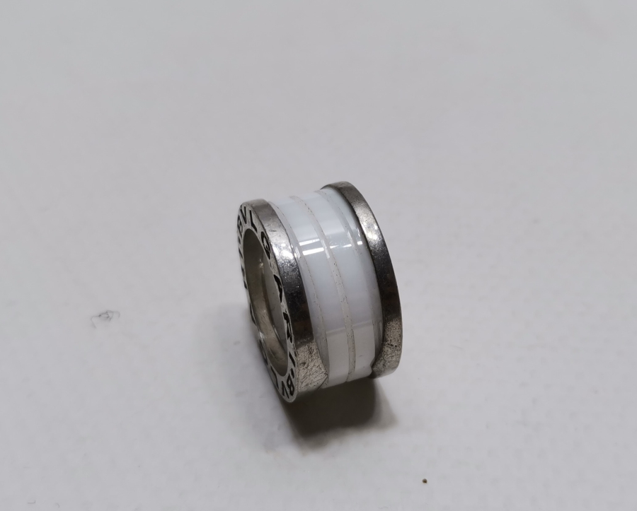 DOĞAL TAŞLI ÖZEL YAPIM BVLGARİ GÜMÜŞ YÜZÜK