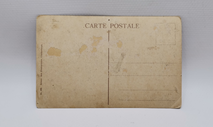 MAX FRUCHTERMANN EDİTÖRLÜ YILDIRIM BAYEZİD GÖRSELLİ NADİR KARTPOSTAL