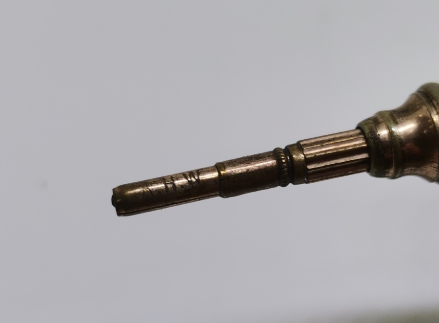 OSMANLI DÖNEMİ ALTIN KAPLAMA ANTİKA KURŞUN KALEM