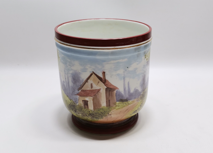 OSMANLI DÖNEMİ EL BOYAMA ANTİKA BÜYÜK BOY KASE