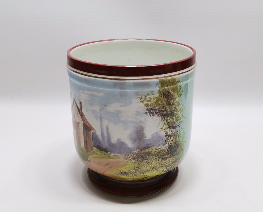 OSMANLI DÖNEMİ EL BOYAMA ANTİKA BÜYÜK BOY KASE