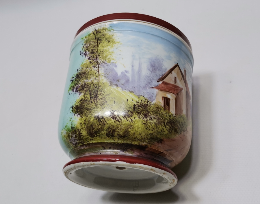 OSMANLI DÖNEMİ EL BOYAMA ANTİKA BÜYÜK BOY KASE