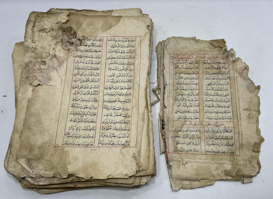 OSMANLI DÖNEMİ HATTATI DERVİŞ OLAN DEV BOYDA EL YAZMA MUHAMMEDİYE