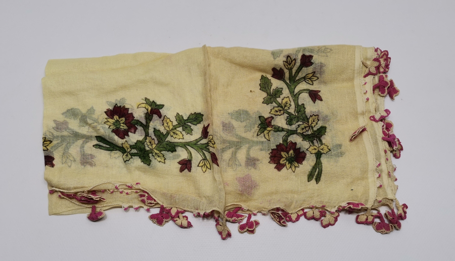 OSMANLI DÖNEMİ İĞNE OYALI TOKAT BASKI YAZMA 