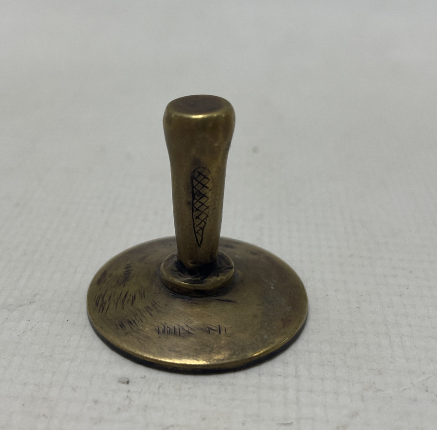 OSMANLI DÖNEMİ NADİR FORMDA HAKKAK İŞİ EL KAZIMA MUHTAR MÜHRÜ