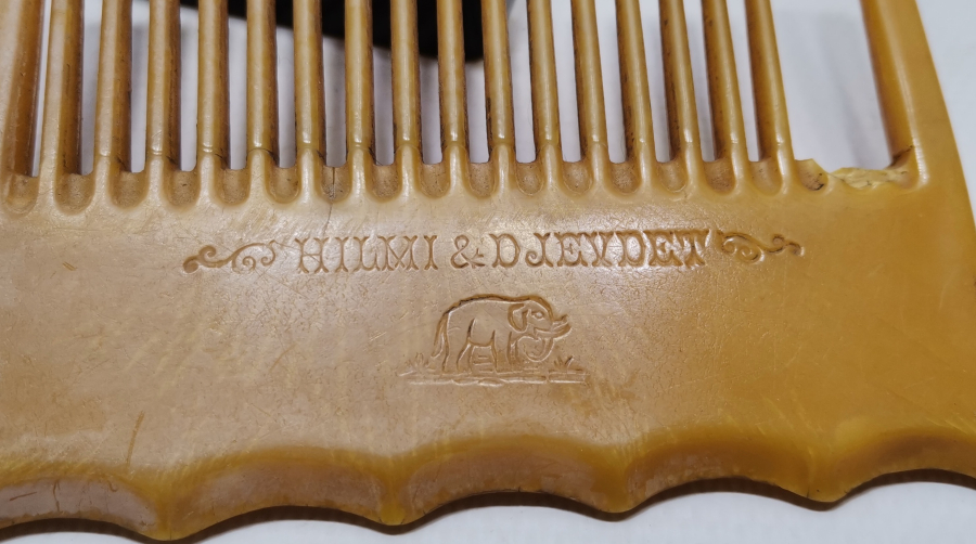 OSMANLI DÖNEMİ OSMANLICA VE FRANSIZCA YAZILI ÇOK NADİR GALANİT TARAK