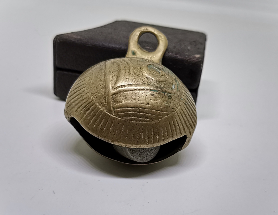 OSMANLI DÖNEMİ ÜZERİ YAZILI VE BAYRAKLI ZİL