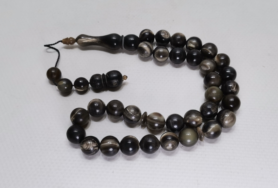 MANDA BOYNUZUNDAN YAPILMIŞ BÜYÜK BOY TESPİH