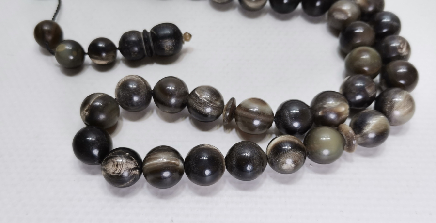 MANDA BOYNUZUNDAN YAPILMIŞ BÜYÜK BOY TESPİH