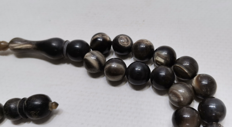 MANDA BOYNUZUNDAN YAPILMIŞ BÜYÜK BOY TESPİH