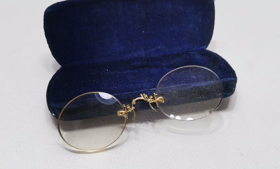 ORJİNAL KUTUSUNDA OSMANLI DÖNEMİ ALTIN TÜCCAR GÖZLÜĞÜ