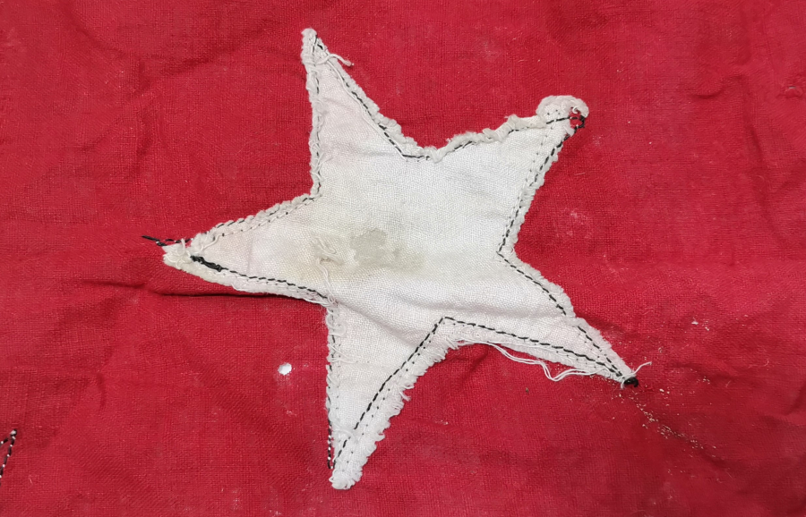 OSMANLI DÖNEMİ EL DİKİMİ BAYRAK