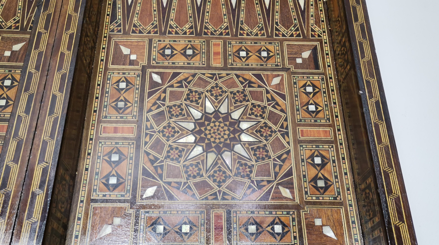 OSMANLI DÖNEMİ MARKÜTERİ İŞÇİLİKLİ BÜYÜK BOY TAVLA