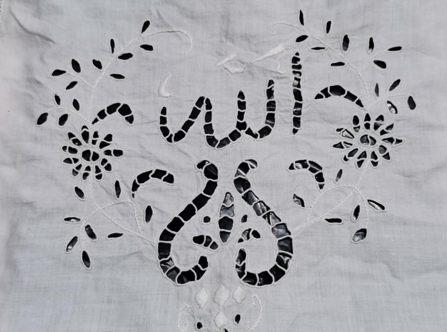 OSMANLI DÖNEMİ ALLAH YAZILI EL YAPIMI PANO