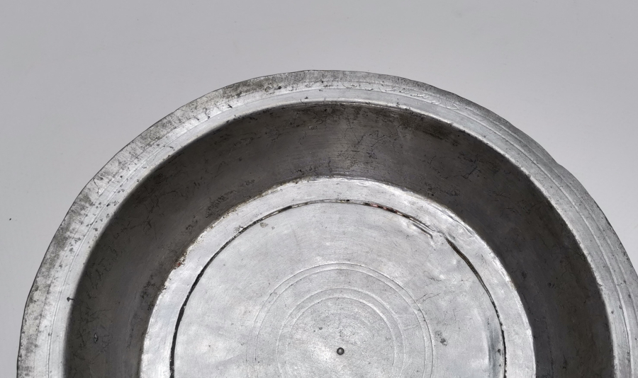 OSMANLI DÖNEMİ YAZILI BAKIR TABAK