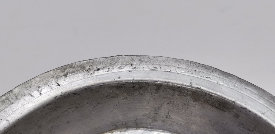 OSMANLI DÖNEMİ YAZILI BAKIR TABAK