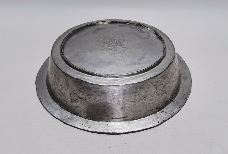 OSMANLI DÖNEMİ YAZILI BAKIR TABAK