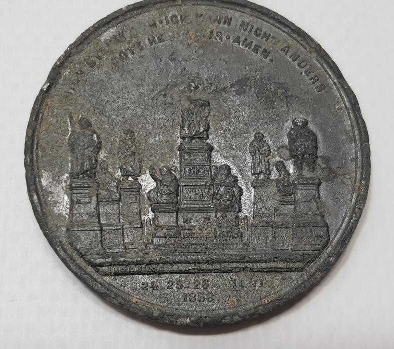 1868 TARİHLİ MARTIN LUTHER MADALYON