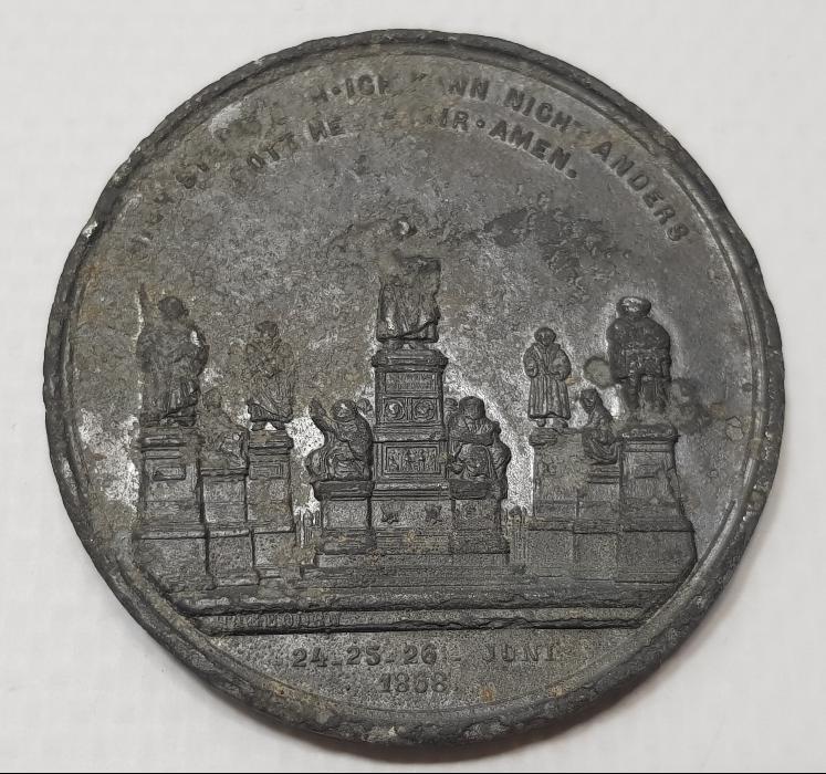 1868 TARİHLİ MARTIN LUTHER MADALYON