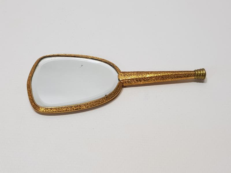 1880'LERDEN FRANSIZ YAPIMI ALTIN KAPLAMA EL AYNASI