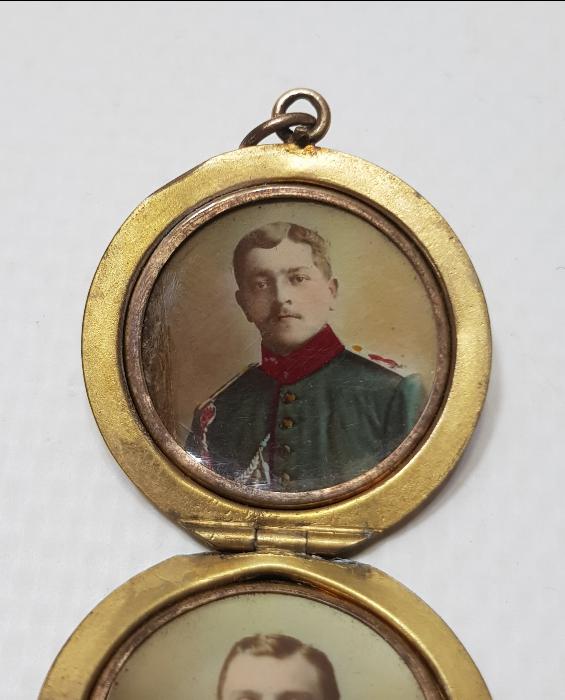 1914-1915 SAVAŞ YILLARI YAZILI 1. DÜNYA SAVAŞI ALMAN SUBAYINA AİT NADİR RESİMLİK