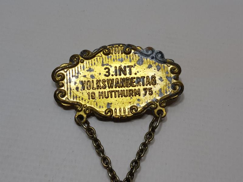 1975 ALMAN YÜRÜYÜŞ GÜNÜ MADALYASI