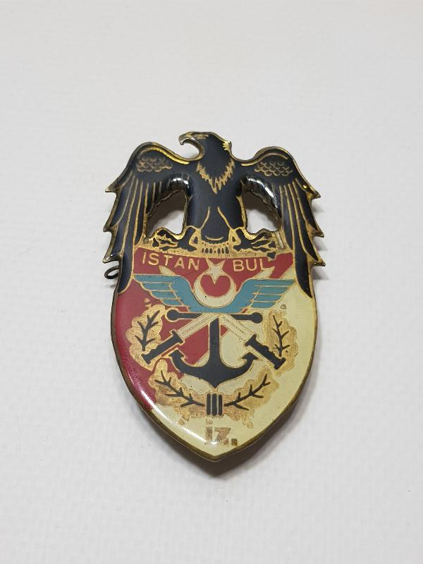 ANTİKA ÇOK NADİR İSTANBUL ASKERİ İNZİBAT ROZETİ