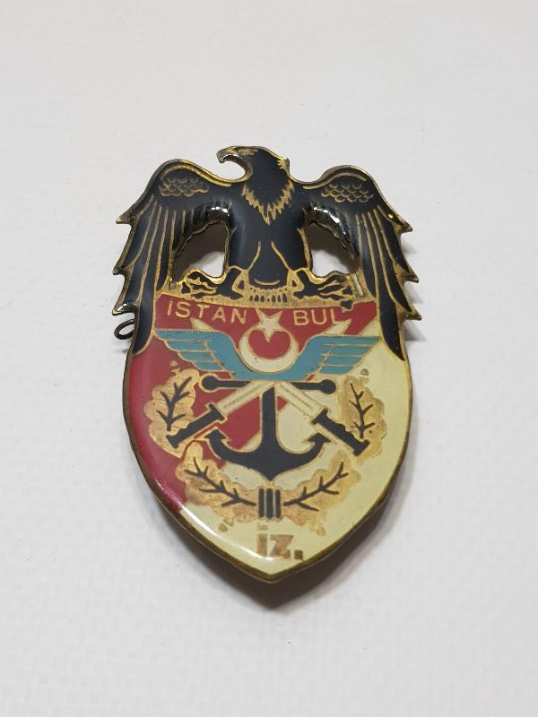 ANTİKA ÇOK NADİR İSTANBUL ASKERİ İNZİBAT ROZETİ