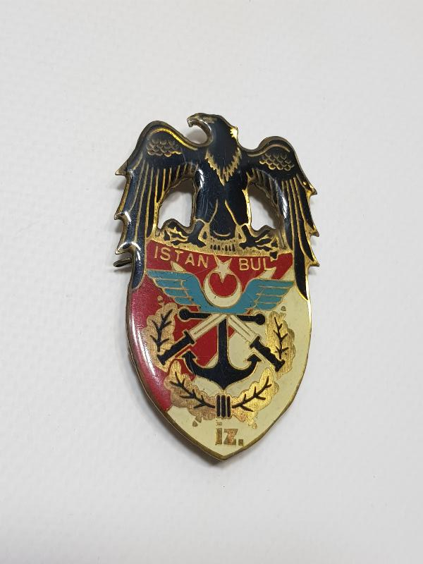 ANTİKA ÇOK NADİR İSTANBUL ASKERİ İNZİBAT ROZETİ