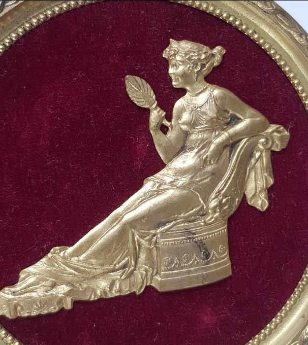 ART NOUVEAU ALTIN KAPLAMA DUVAR SÜSÜ