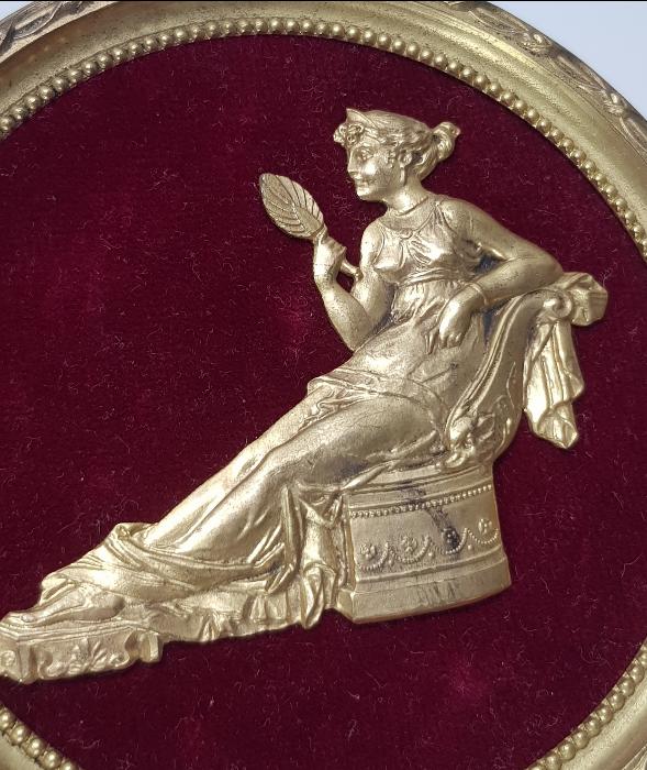 ART NOUVEAU ALTIN KAPLAMA DUVAR SÜSÜ