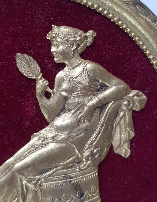 ART NOUVEAU ALTIN KAPLAMA DUVAR SÜSÜ