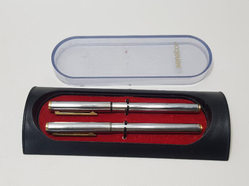 KUTUSUNDA SENATOR DOLMA KALEM VE TÜKENMEZ KALEM SETİ