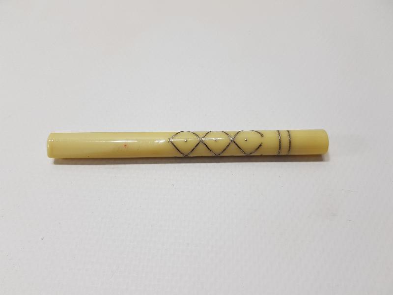 OSMANLI DÖNEMİ AFYON İŞİ GÜMÜŞ KAKMALI SİGARA AĞIZLIĞI