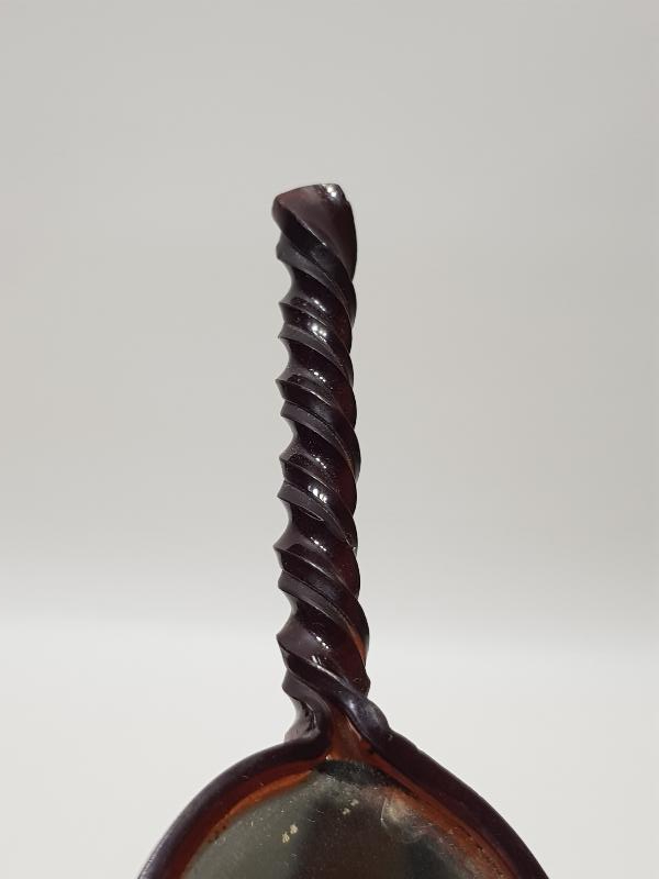 OSMANLI DÖNEMİ BAKALİT SAPLI ÇİFT TARAFLI EL AYNASI 