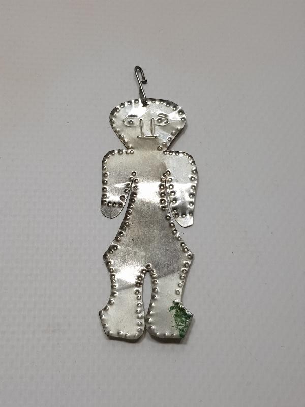 OSMANLI DÖNEMİ İNSAN FORMLU GÜMÜŞ İKONA ADAKLIK