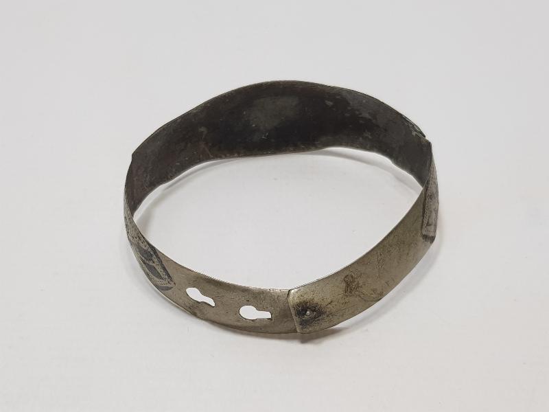 OSMANLI DÖNEMİ YADİGAR YAZILI GÜMÜŞ BİLEZİK