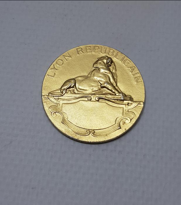 REPUBLIQUE FRANÇAISE LYON REPUBLICAIN NADİR MADALYA